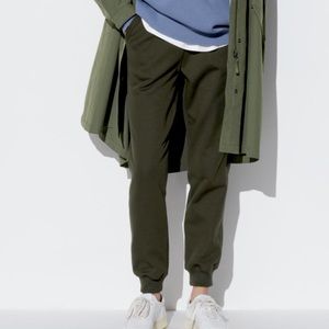 UNIQLO HEATTECH Sz Sm Gray Pile-Lined Sweatpants